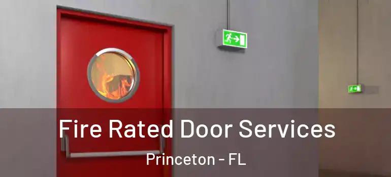  Fire Rated Door Services Princeton - FL